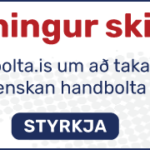 stuðningur borði m.frétt