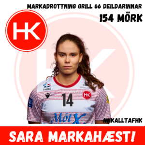 Sara Katrín skoraði nærri 10 mörk að jafnaði í leik